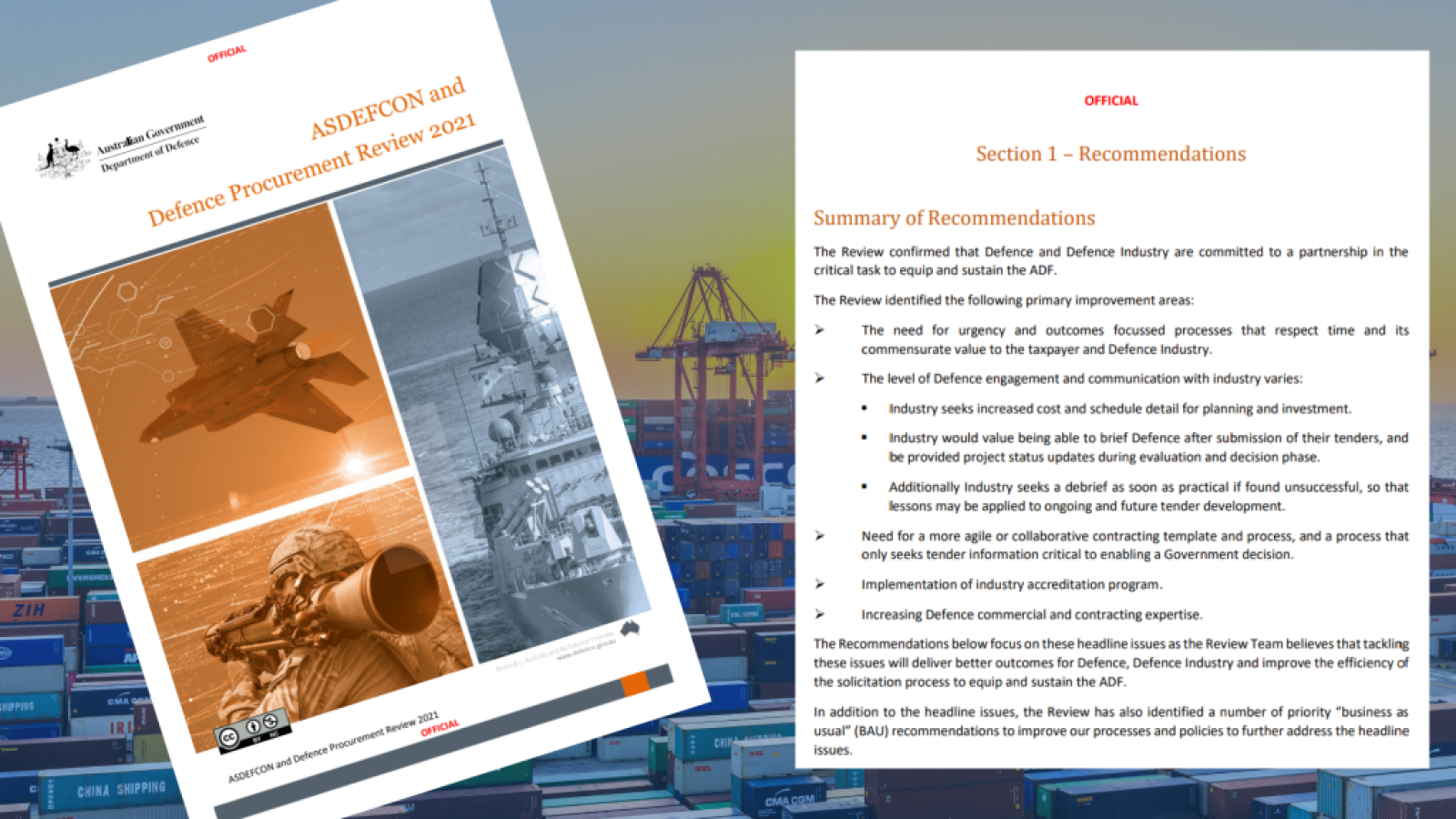 DTC’s Analysis of the ASDEFCON and Defence… | Defence Teaming Centre